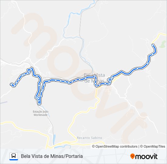 3886B Bus Line Map