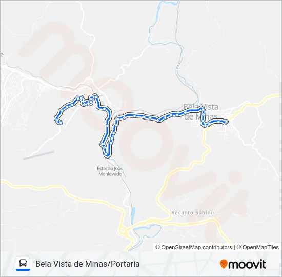 3886B Bus Line Map