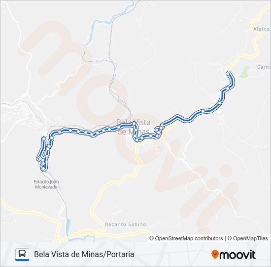 3886B Bus Line Map