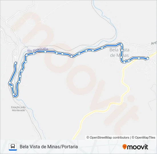 3886B Bus Line Map