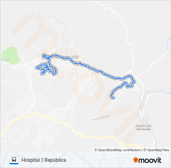 141 bus Line Map