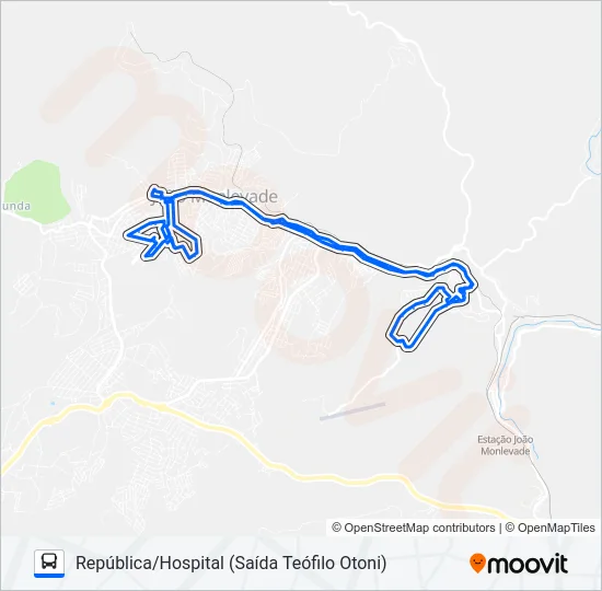 141 Bus Line Map