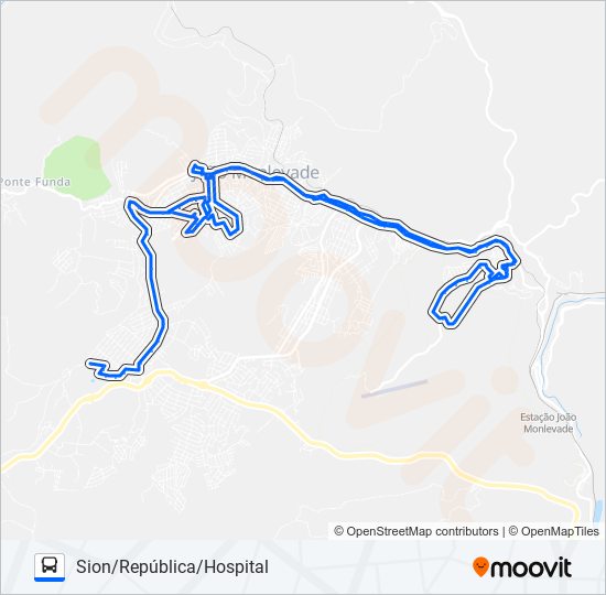 Mapa de 141 de autobús