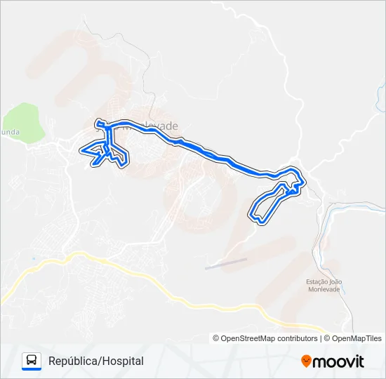 141 Bus Line Map