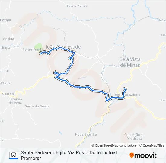 154 Bus Line Map