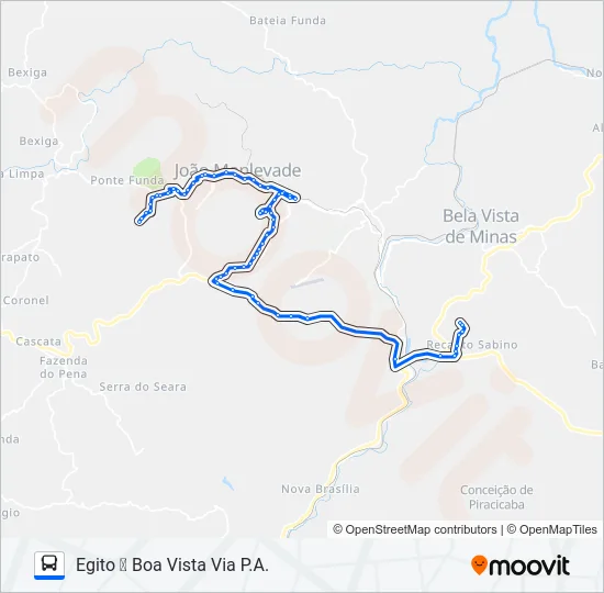 154 Bus Line Map