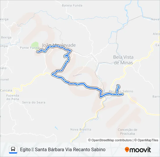 154 Bus Line Map