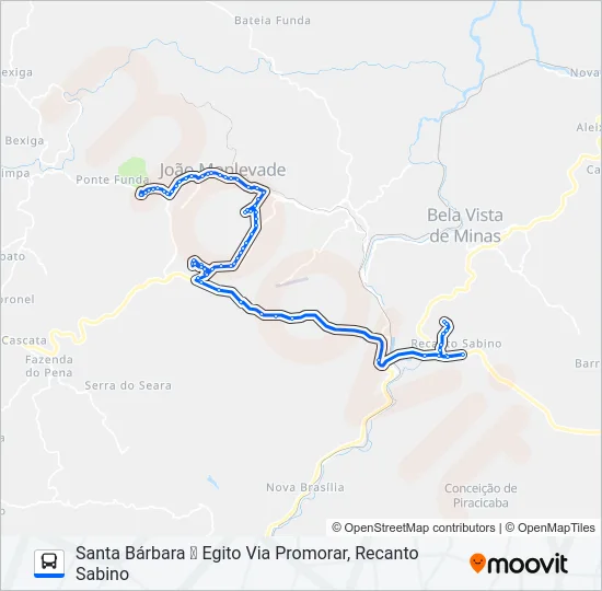 154 Bus Line Map