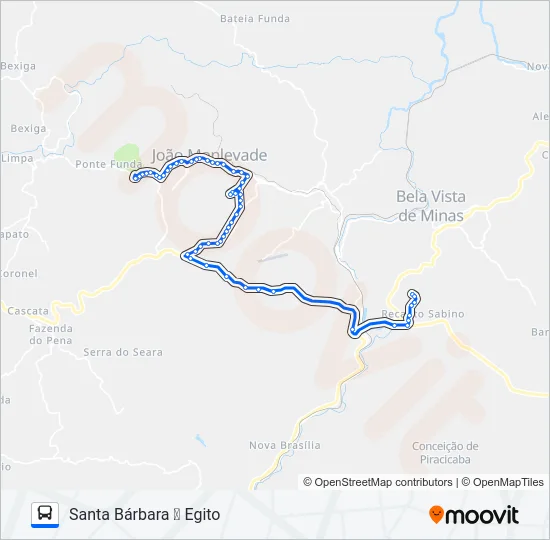 154 Bus Line Map