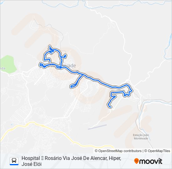 Mapa de 14 de autobús