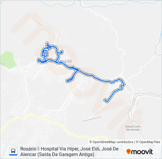 14 Bus Line Map