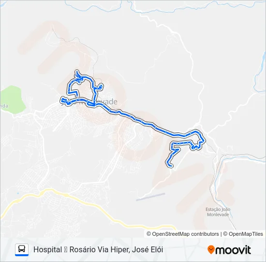 14 Bus Line Map