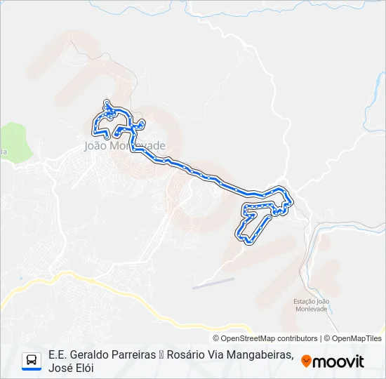 14 Bus Line Map
