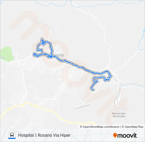 14 Bus Line Map