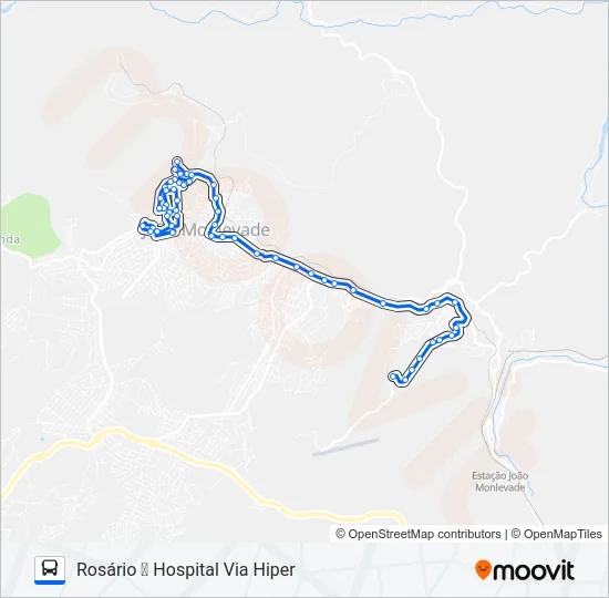 14 Bus Line Map