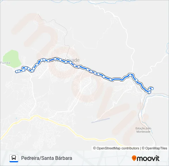 45 Bus Line Map
