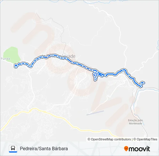 45 Bus Line Map