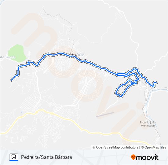 Mapa de 45 de autobús