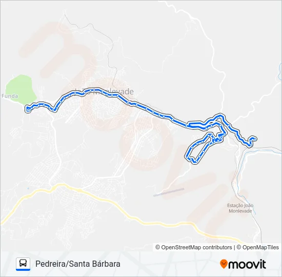 45 Bus Line Map
