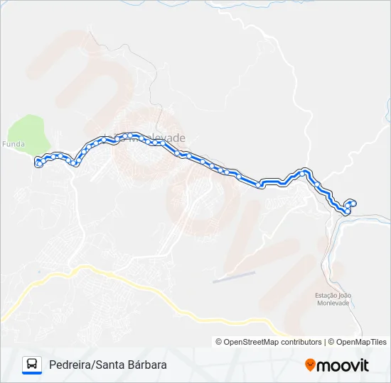 45 Bus Line Map