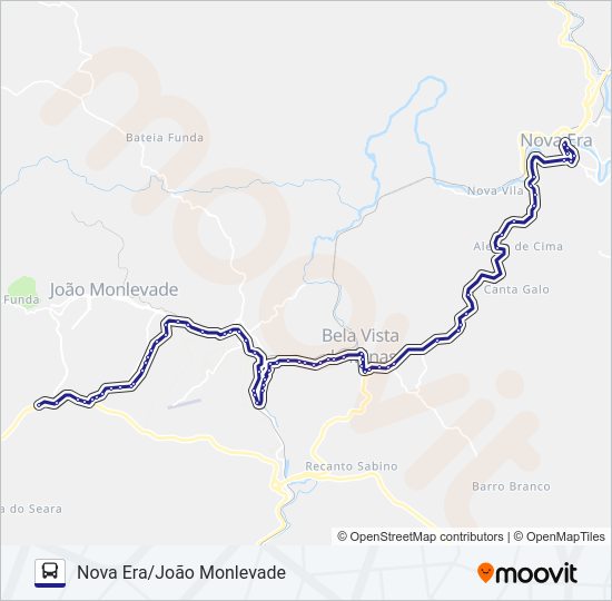 3605 Bus Line Map