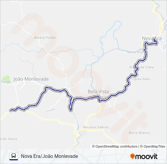 3605 Bus Line Map
