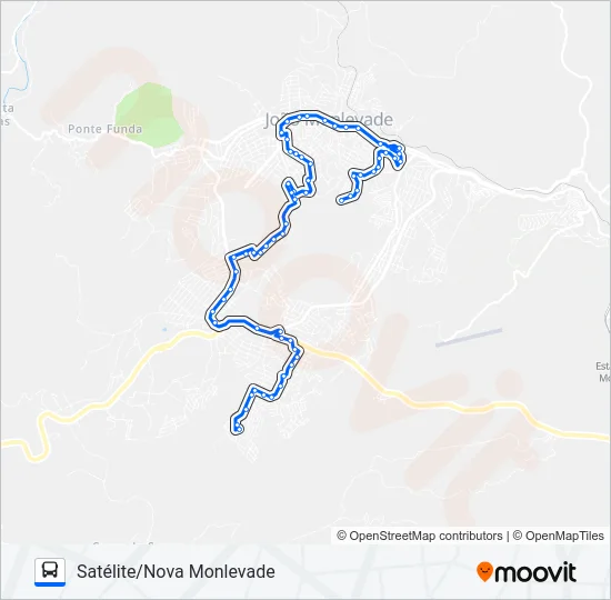 22 Bus Line Map
