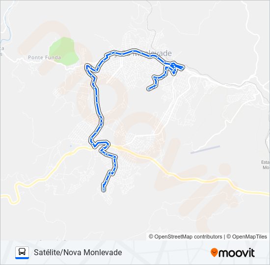 22 bus Line Map