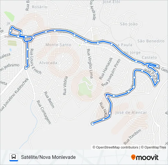 22 Bus Line Map