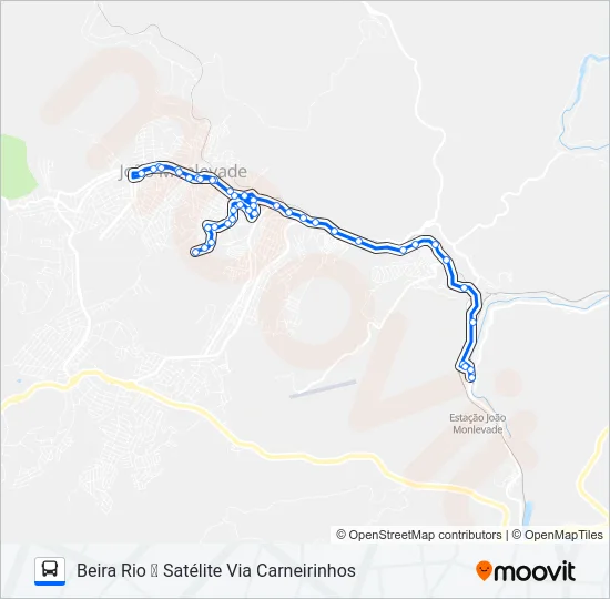 21 Bus Line Map