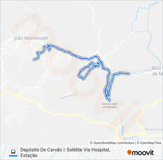21 Bus Line Map