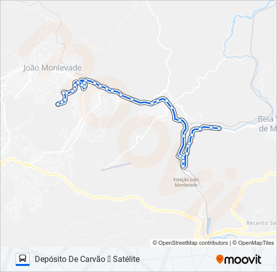 21 bus Line Map