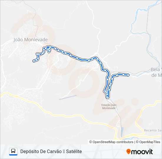 21 Bus Line Map