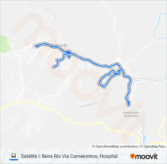 21 Bus Line Map
