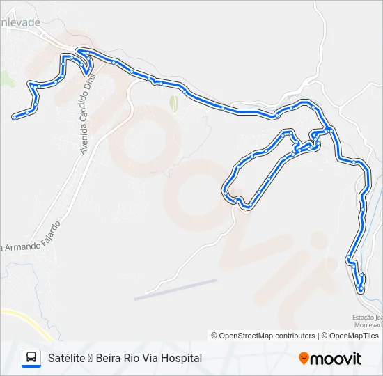 21 Bus Line Map