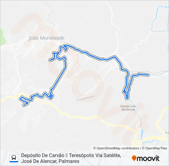 21 Bus Line Map