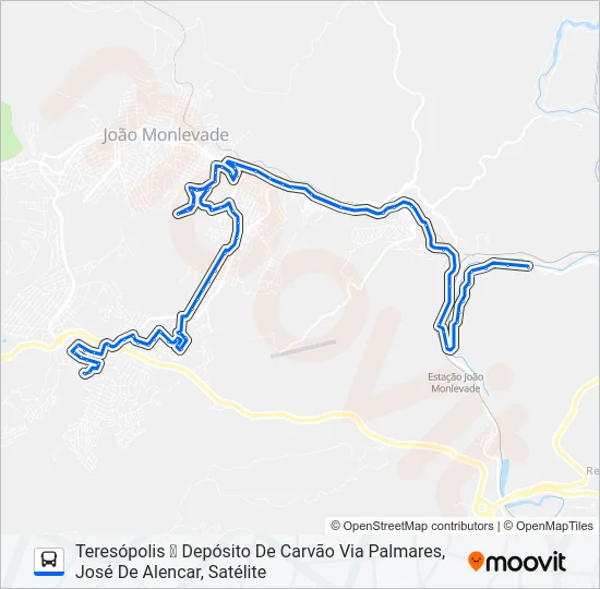 21 Bus Line Map