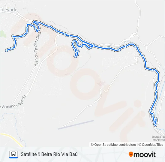 21 Bus Line Map