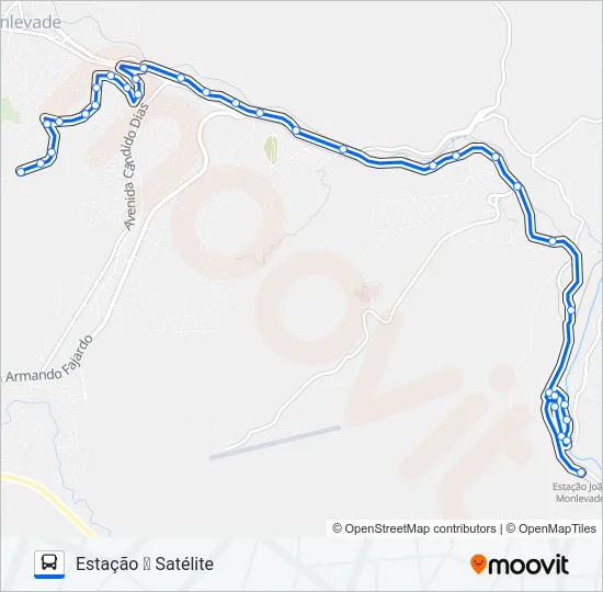 21 Bus Line Map