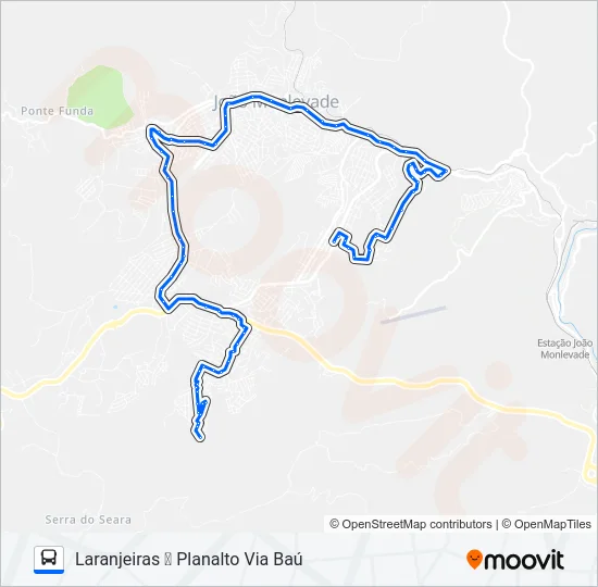 33 Bus Line Map