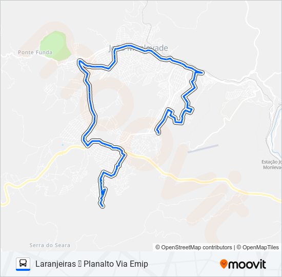 Mapa de 33 de autobús