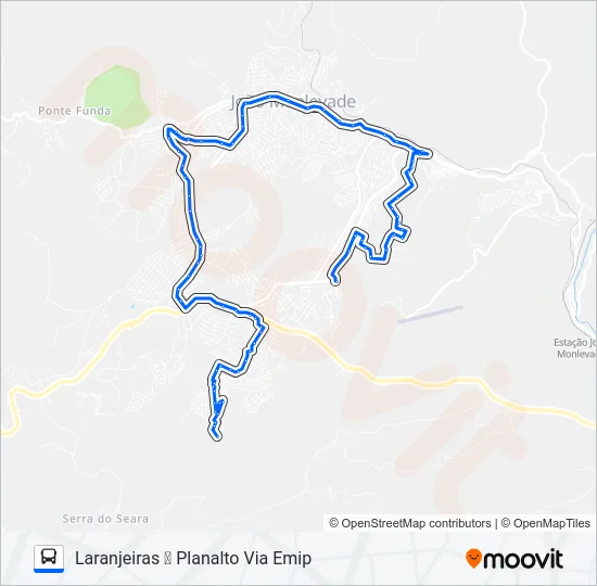33 Bus Line Map