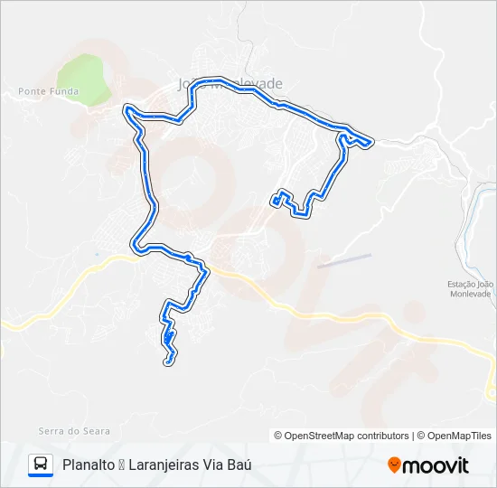 33 Bus Line Map