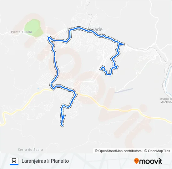 33 Bus Line Map