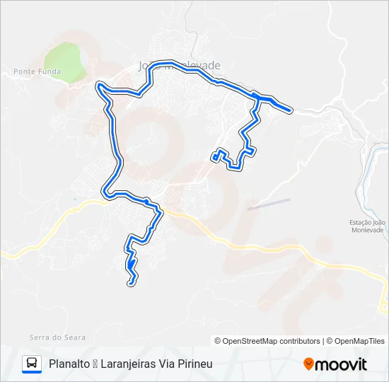 33 Bus Line Map