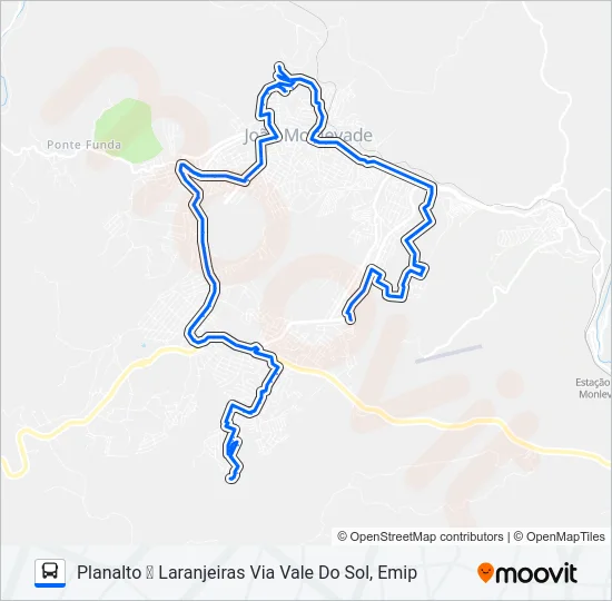 33 Bus Line Map