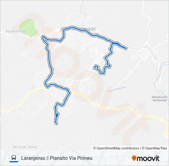 33 Bus Line Map