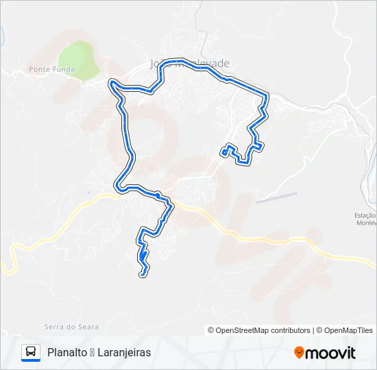 33 Bus Line Map