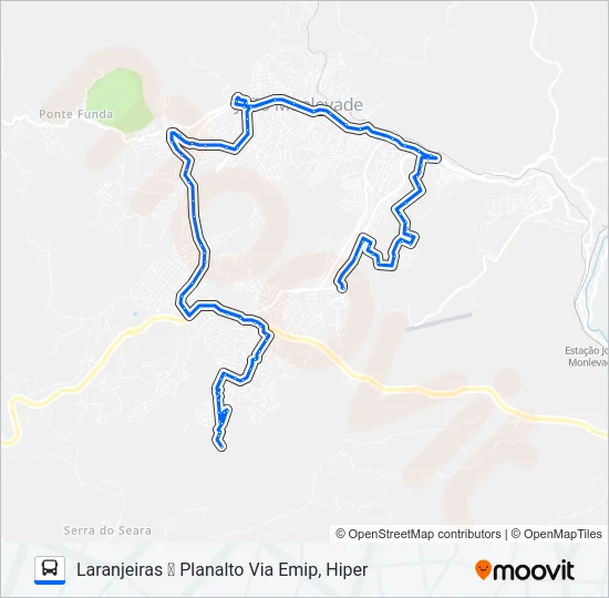 33 Bus Line Map
