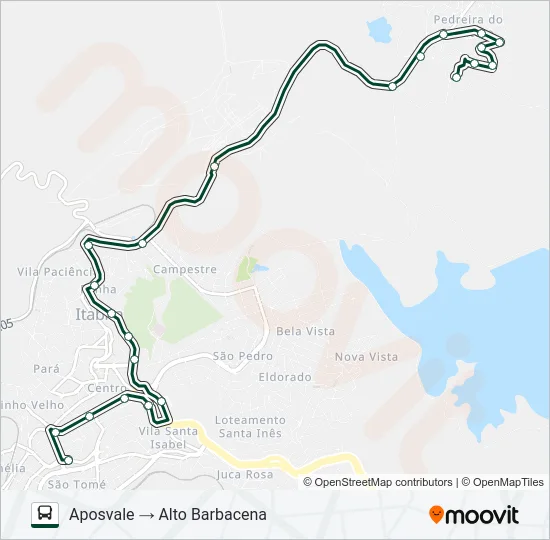 032 Bus Line Map